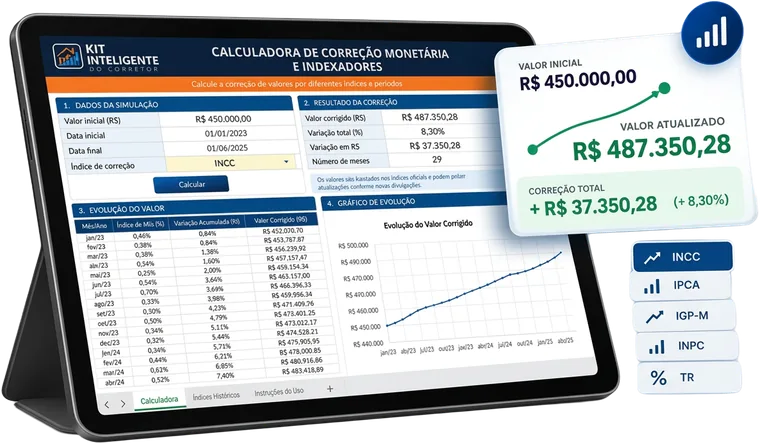Calculadora de Correção e Indexadores
